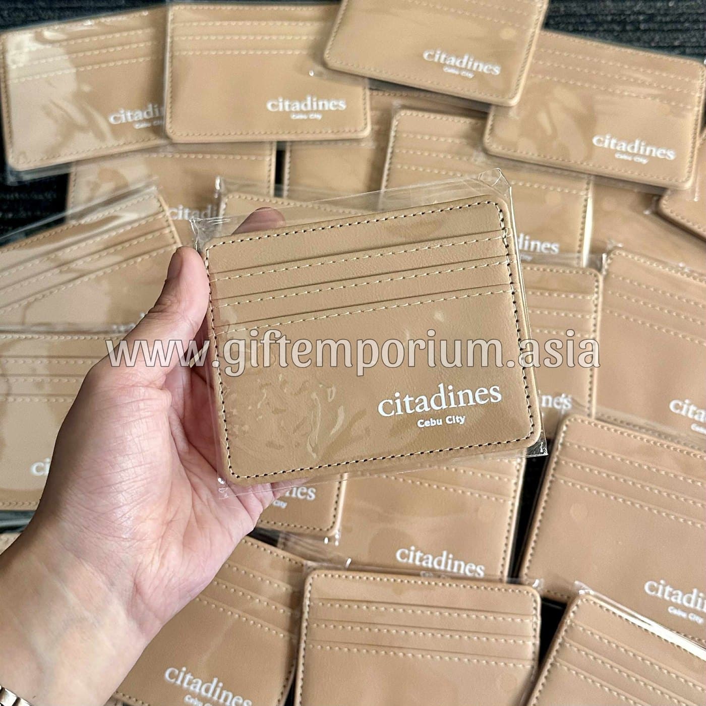 Citadines Cebu City branded leather card holders