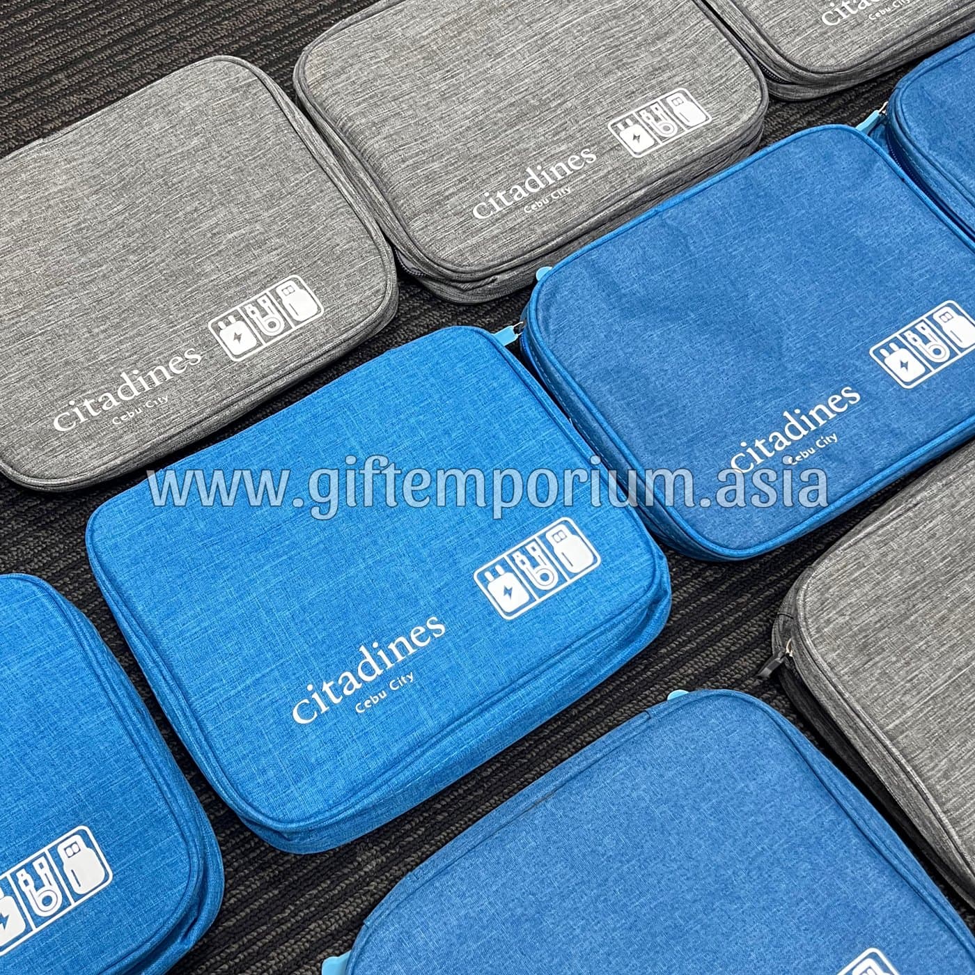 Citadines Cebu City branded tech organizer pouches