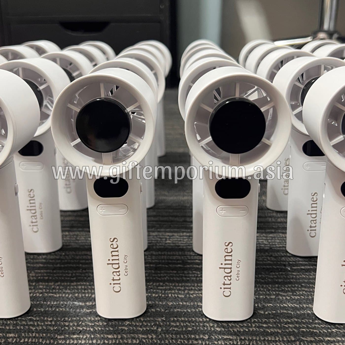 Citadines Cebu City branded handheld fans