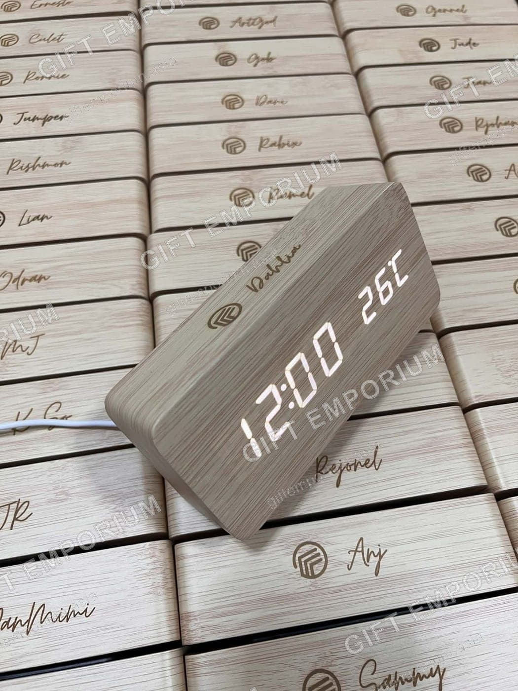 Digital Bamboo Clock