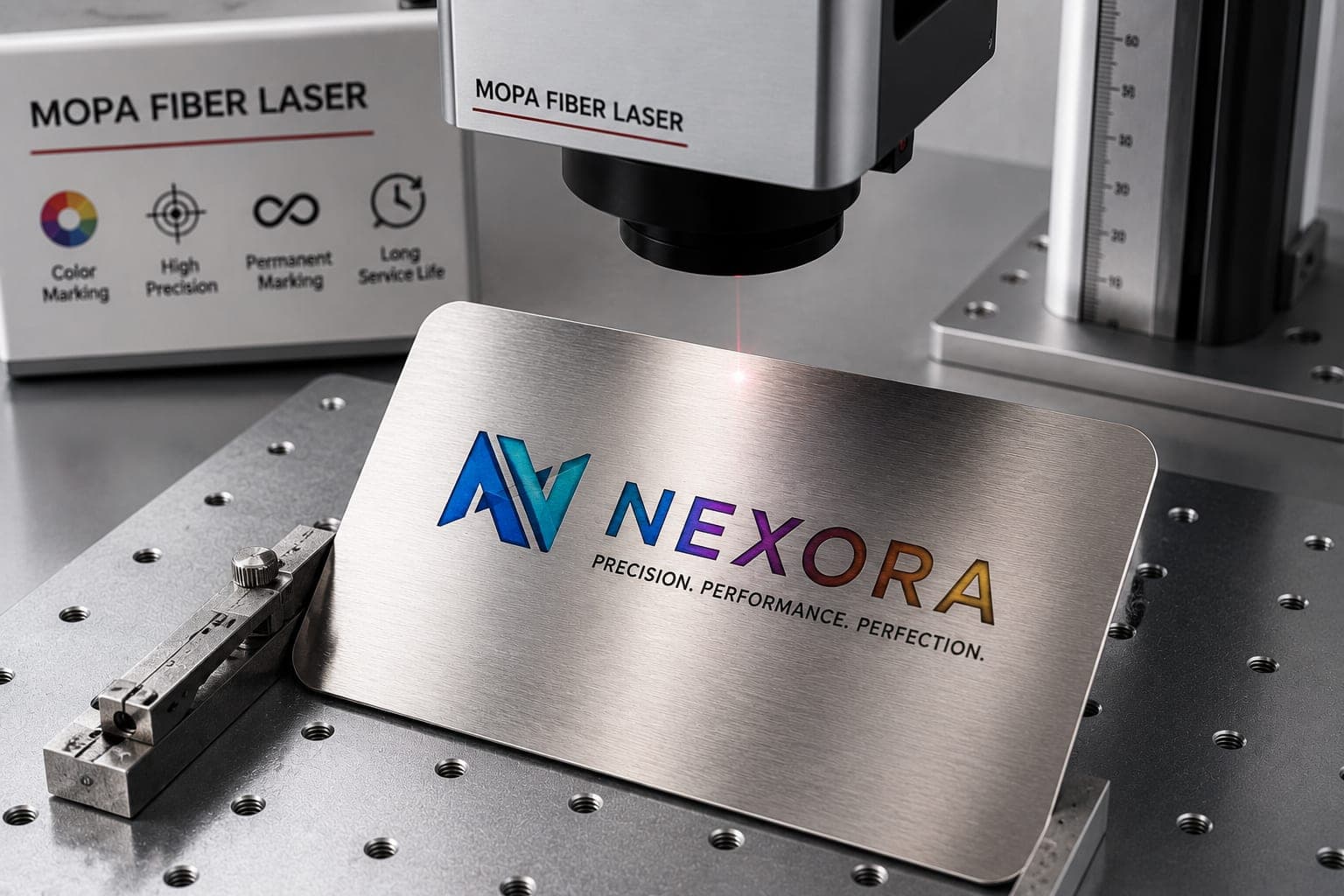 Colored Metal Engraving
